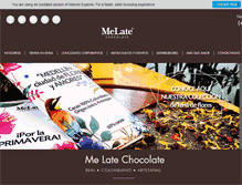 Tablet Screenshot of melatechocolate.com